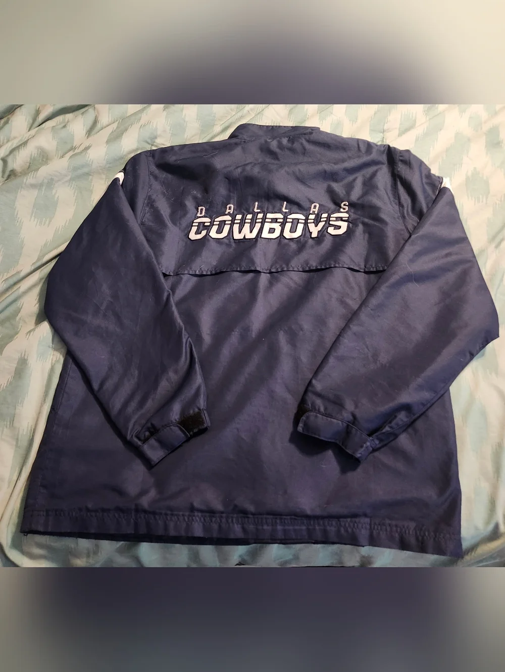 Vintage Dallas Cowboys Reebok Onfield  Pullover Windbreaker Jacket Men's Size XL - Picture 10 of 12